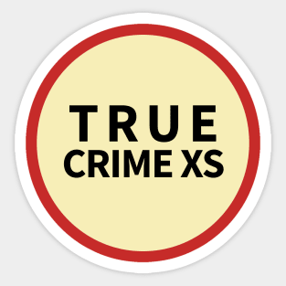 True Crime XS favicon Sticker